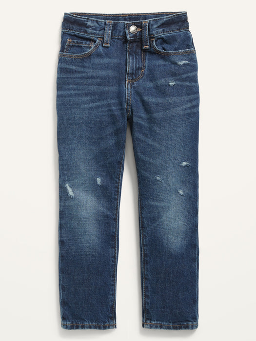 Unisex Loose Roll-Cuff Ripped Jeans for Toddler