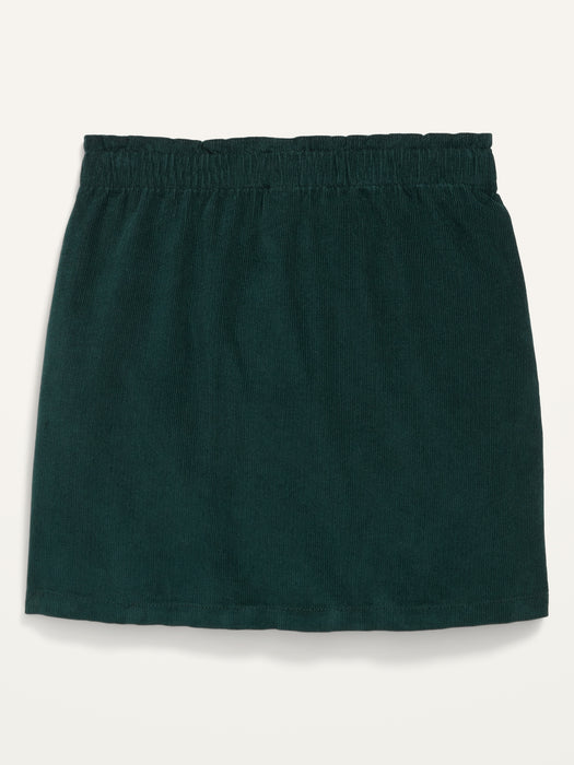 High-Waisted Corduroy Skirt for Girls