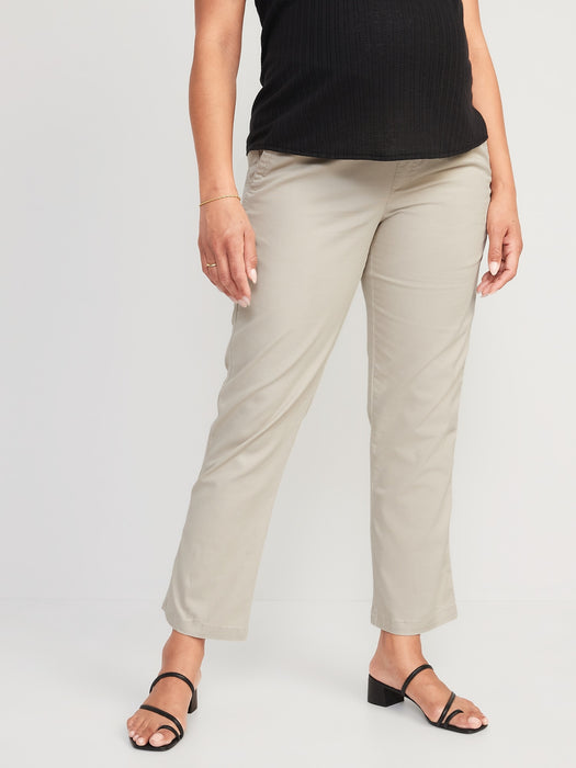 Maternity Rollover-Waist OGC Chino Pants