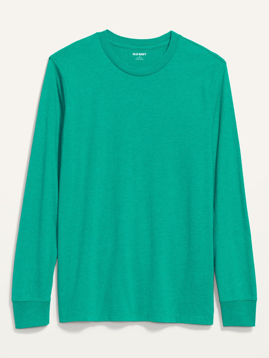 Soft-Washed Long-Sleeve Rotation T-Shirt for Men - Green