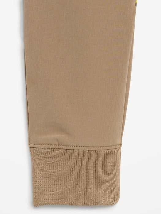 StretchTech Water-Repellent Jogger Pants for Men - Beige