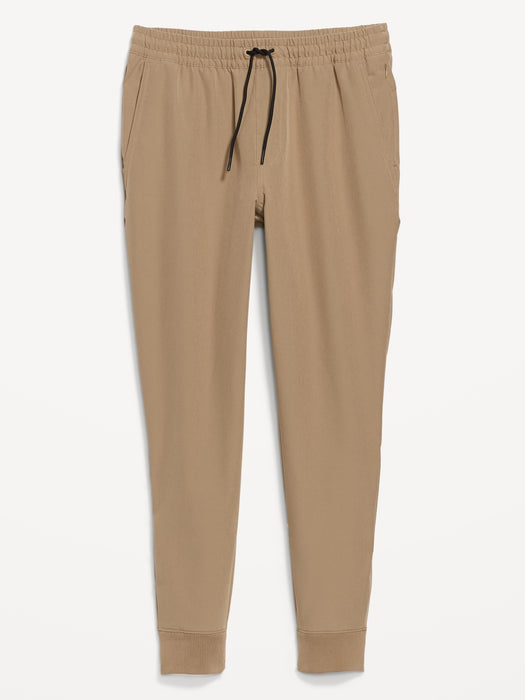 StretchTech Water-Repellent Jogger Pants for Men - Beige
