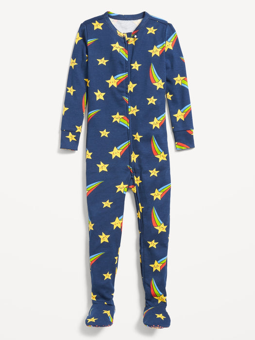 Unisex 2-Way-Zip Sleep & Play Footed Pajama One-Piece for Toddler & Baby