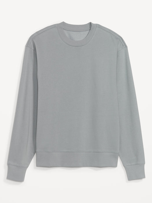 Oversized Gender-Neutral Sweatshirt for Adults - Silver