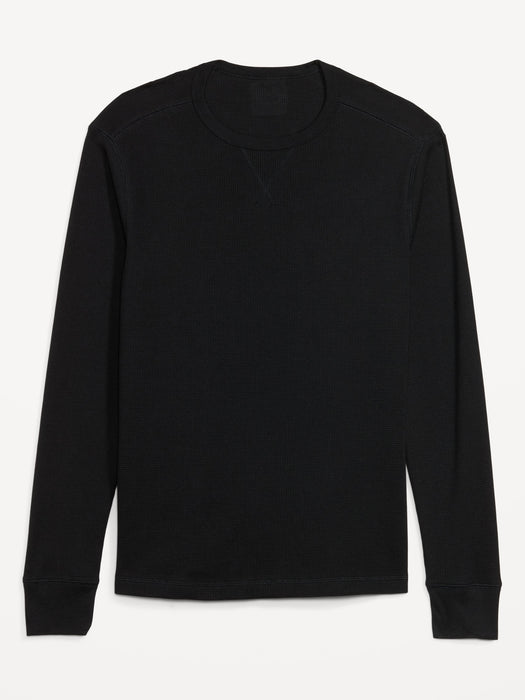 Thermal-Knit Long-Sleeve T-Shirt for Men