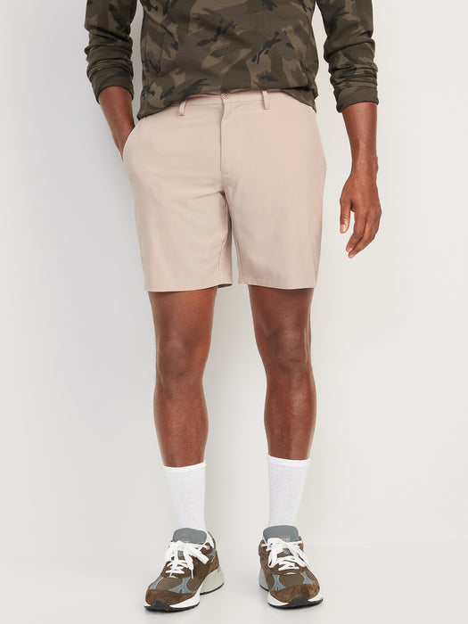 StretchTech Go-Dry Cool Ripstop Chino Shorts for Men -- 7-inch inseam