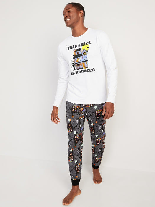 Matching Halloween Pajama Set for Men - Multi