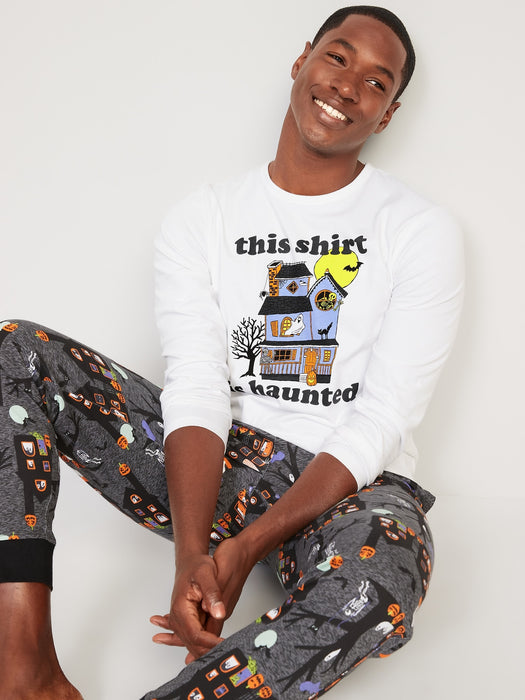Matching Halloween Pajama Set for Men - Multi