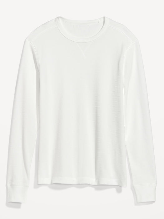 Thermal-Knit Long-Sleeve T-Shirt for Men