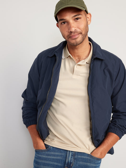 Moisture-Wicking Tipped Pique Pro Polo Shirt for Men - Beige