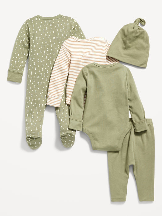 Unisex Layette Essentials 5-Pack for Baby