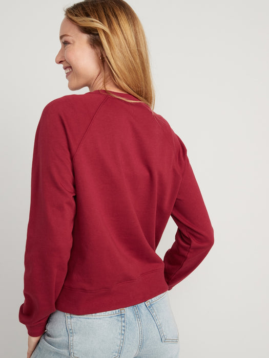 Vintage Long-Sleeve Sweatshirt for Women