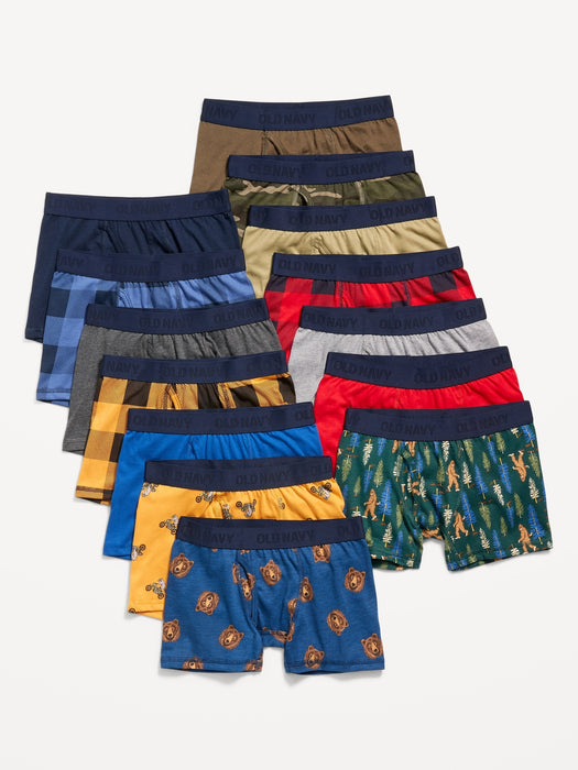 Boxer-Briefs Underwear Variety 14-Pack for Boys