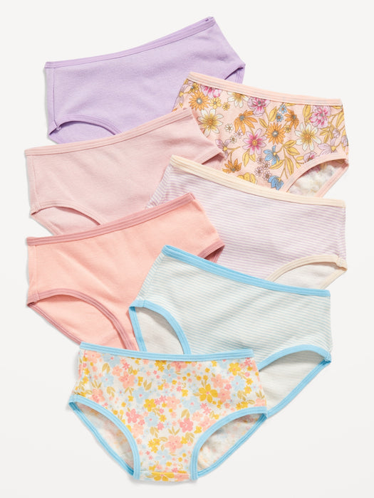 7-Pack Bikini Underwear for Toddler Girls