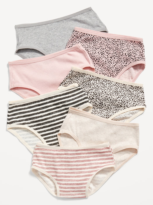 7-Pack Bikini Underwear for Toddler Girls