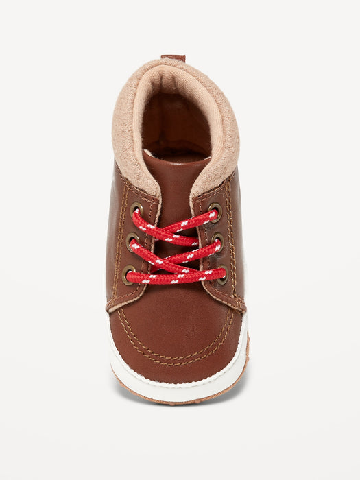 Faux-Leather Hiker Boots for Baby