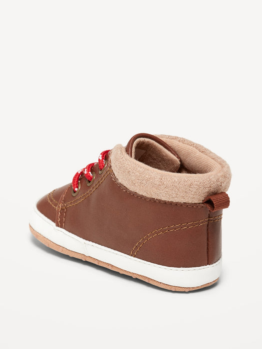 Faux-Leather Hiker Boots for Baby