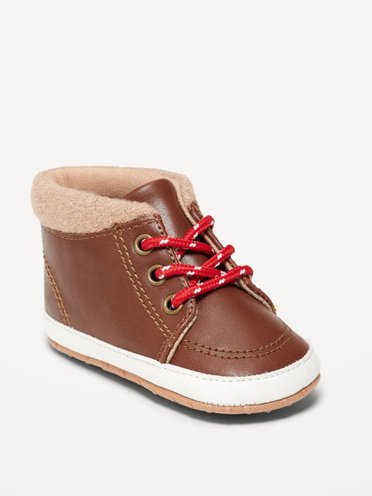 Faux-Leather Hiker Boots for Baby
