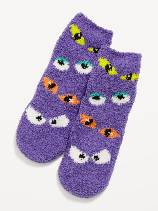 Gender-Neutral Halloween Cozy Socks for Kids - Multi