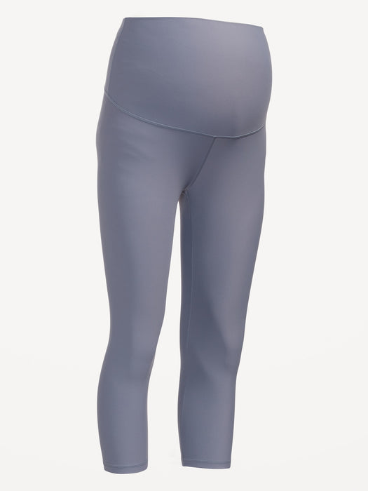 Maternity Full Panel PowerSoft Crop Leggings