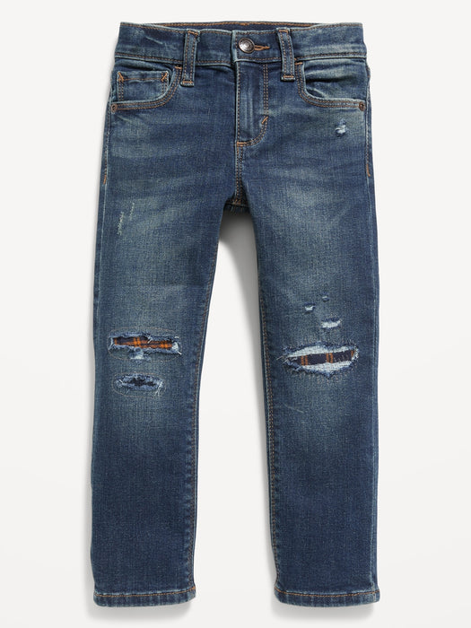 Unisex Skinny 360° Stretch Rip-and-Repair Jeans for Toddler