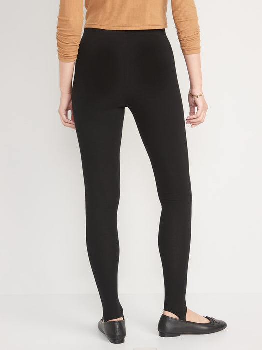 High-Waisted Stirrup Leggings for Women
