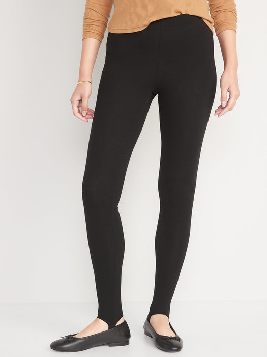 High-Waisted Stirrup Leggings for Women