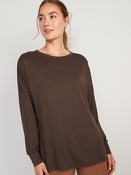 Long-Sleeve UltraLite Tunic T-Shirt for Women