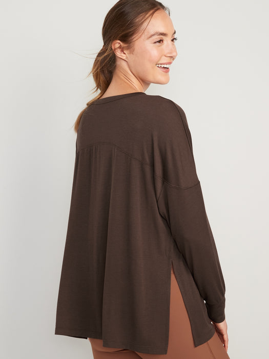 Long-Sleeve UltraLite Tunic T-Shirt for Women