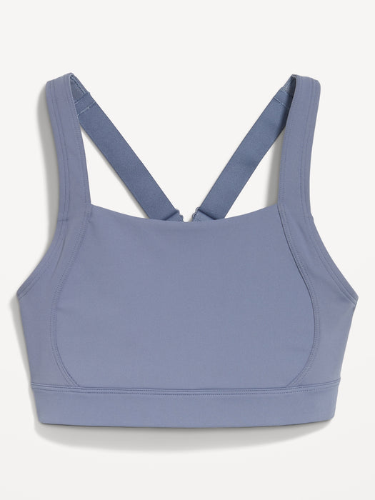 High Support PowerSoft Sports Bra for Women XS-XXL - Blue