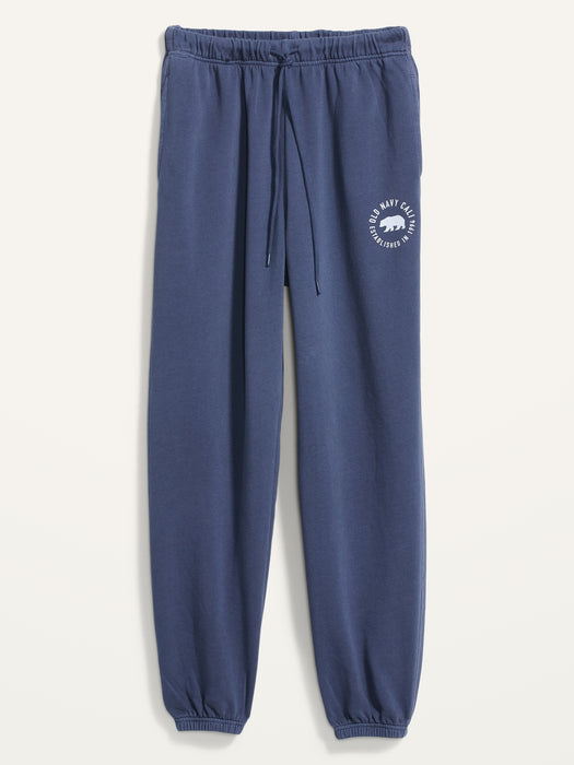 Extra High-Waisted Vintage Garment-Dyed Logo Sweatpants for Women