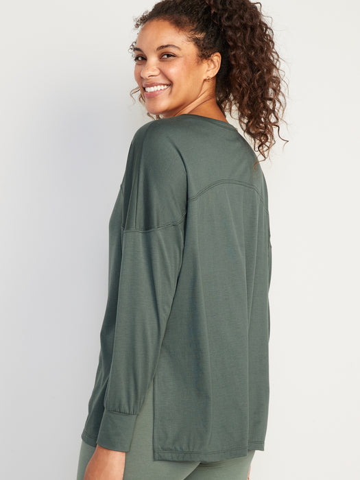 Long-Sleeve UltraLite Tunic T-Shirt for Women