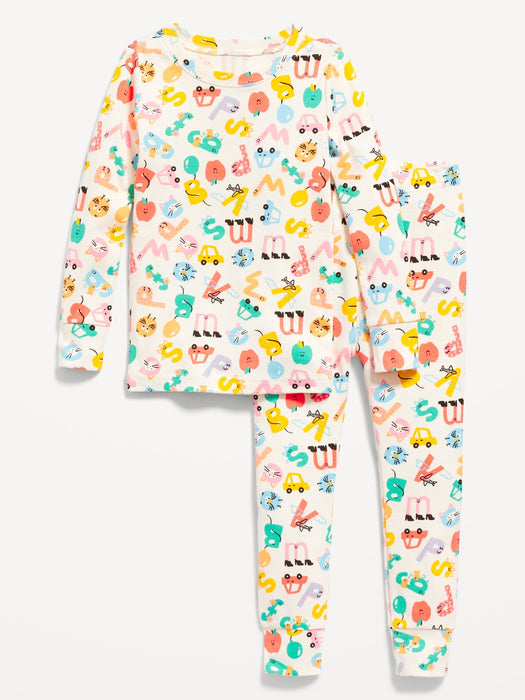 Unisex Printed Pajama Set for Toddler & Baby