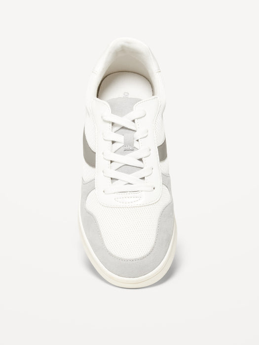 Soft-Brushed Faux-Suede Sneakers For Women
