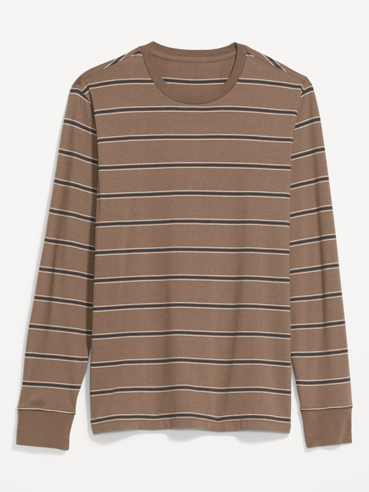 Striped Long-Sleeve Rotation T-Shirt for Men