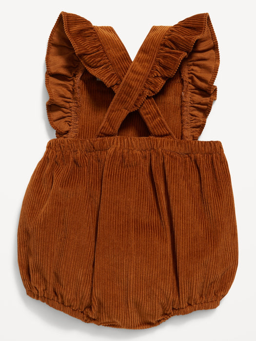 Ruffled Corduroy Overall Romper for Baby