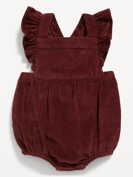 Ruffled Corduroy Overall Romper for Baby