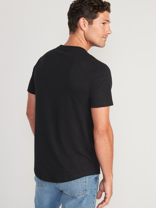 Soft-Washed Curved-Hem T-Shirt 3-Pack for Men
