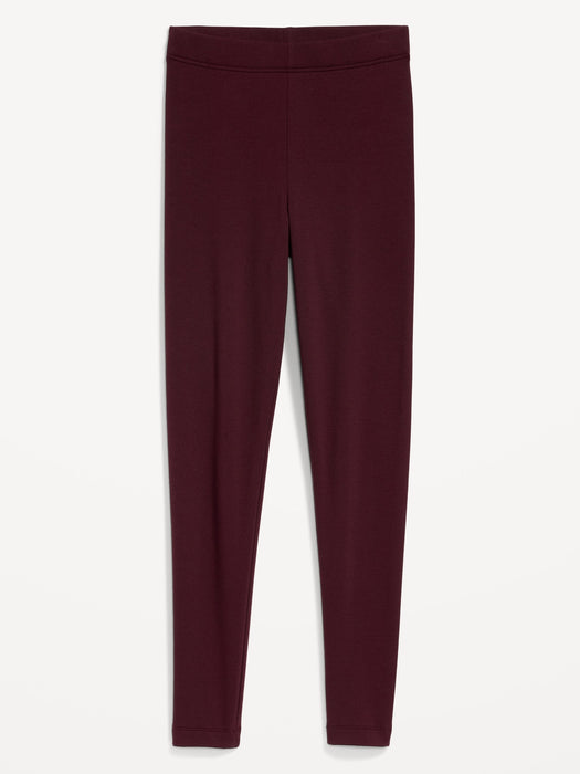 High-Waisted Fleece-Lined Leggings for Women
