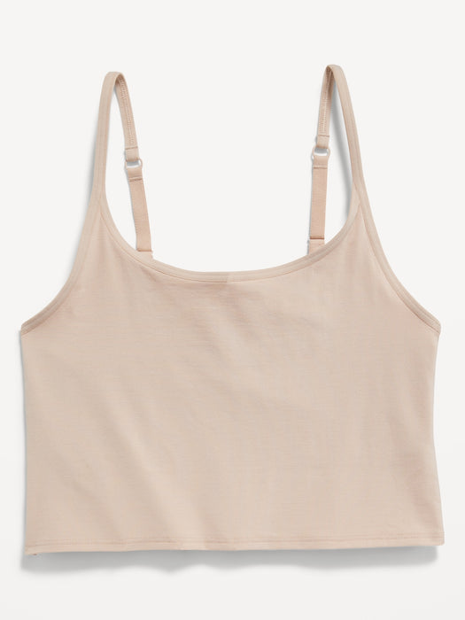 Supima® Cotton-Blend Cami Bralette Top for Women