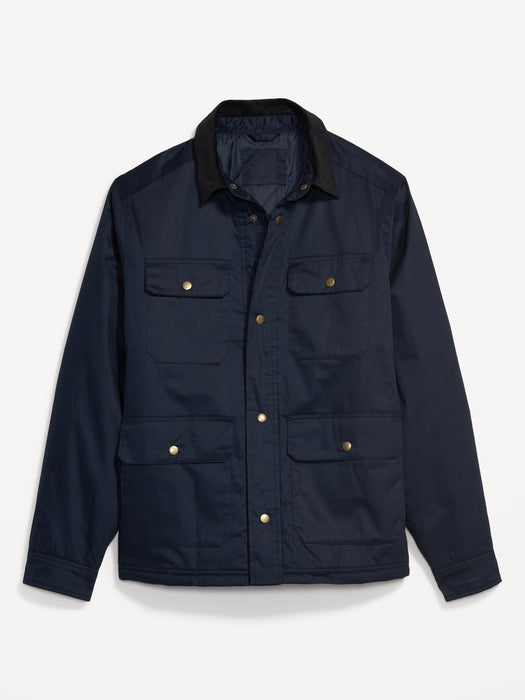 Water-Resistant Cotton-Twill Barn Coat for Men