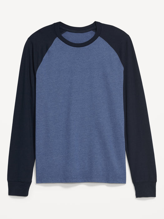 Rotation Color-Block Raglan-Sleeve T-Shirt for Men