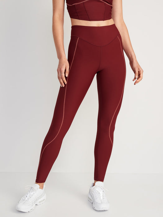 High-Waisted PowerSoft Hidden-Pocket 7/8-Length Leggings for Women