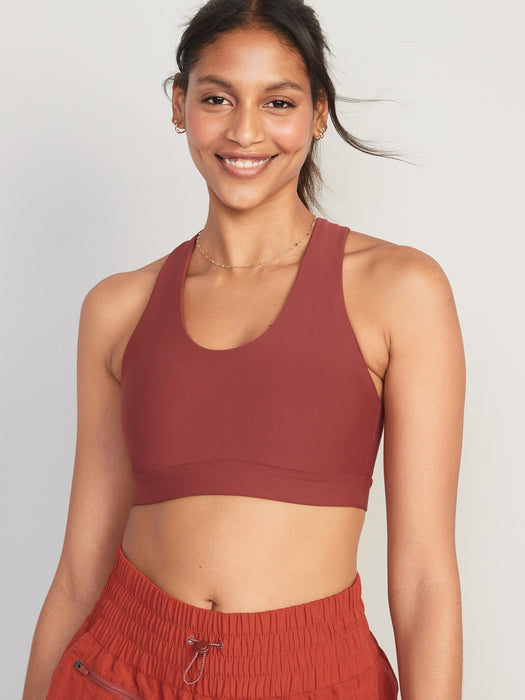Medium Support PowerSoft Strappy Sports Bra for Women