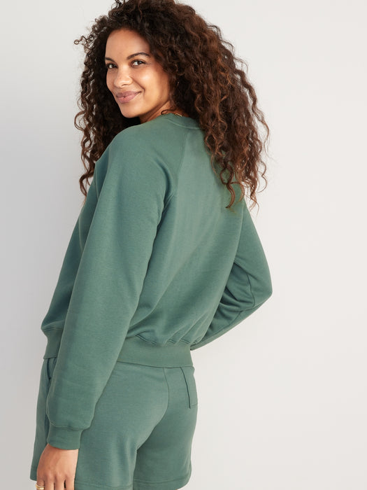 Vintage Long-Sleeve Sweatshirt for Women