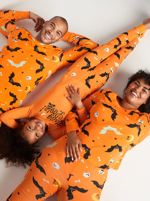 Halloween-Print Jersey-Knit T-Shirt for Pets - Orange