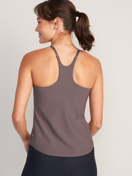 NEW! PowerLite LYCRA® ADAPTIV Racerback Shelf-Bra Tank Top for Women