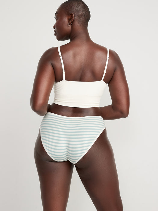 Mid-Rise Supima® Cotton-Blend Bikini Underwear 10-Pack for Women