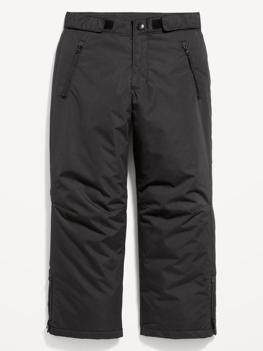 Gender-Neutral Water-Resistant Snow Pants for Kids