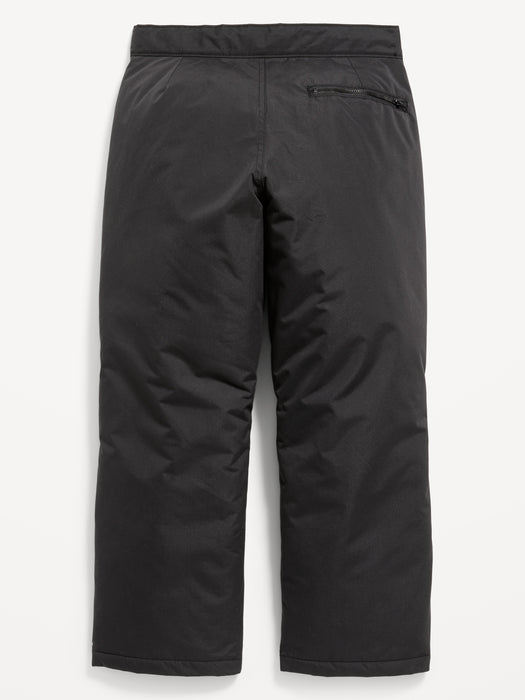Gender-Neutral Water-Resistant Snow Pants for Kids
